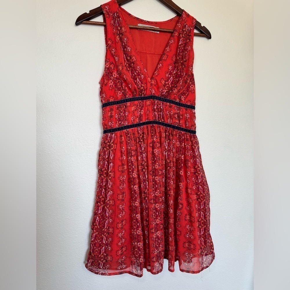 Abercrombie & Fitch Velvet Knee-Length dress size small